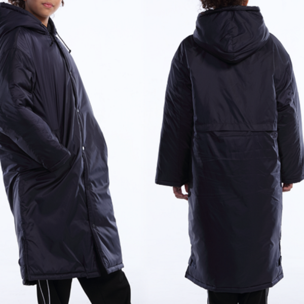 專業保暖長版連帽大衣