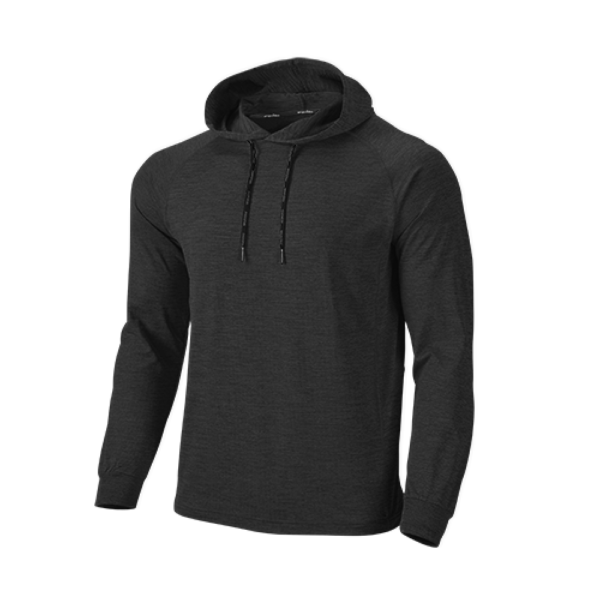 專業健身排汗長袖帽T