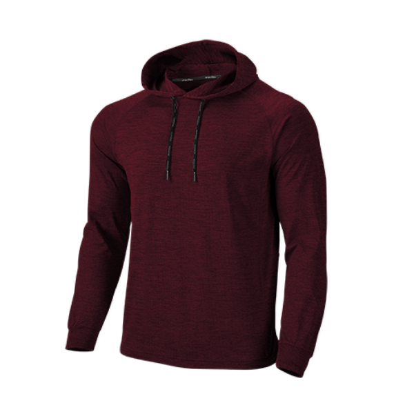 專業健身排汗長袖帽T