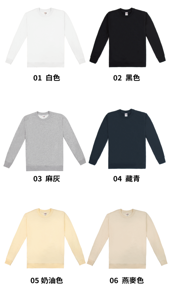AG1000-___.png 頂級重磅寬版落肩無刷毛大學T恤