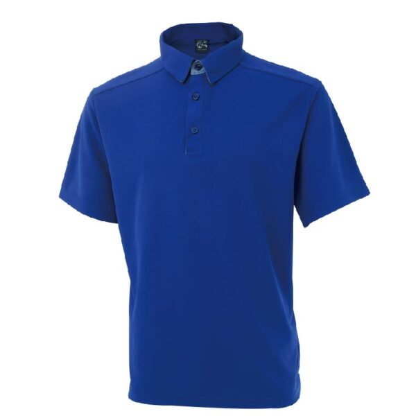 涼感紗夾牛津布短袖POLO衫